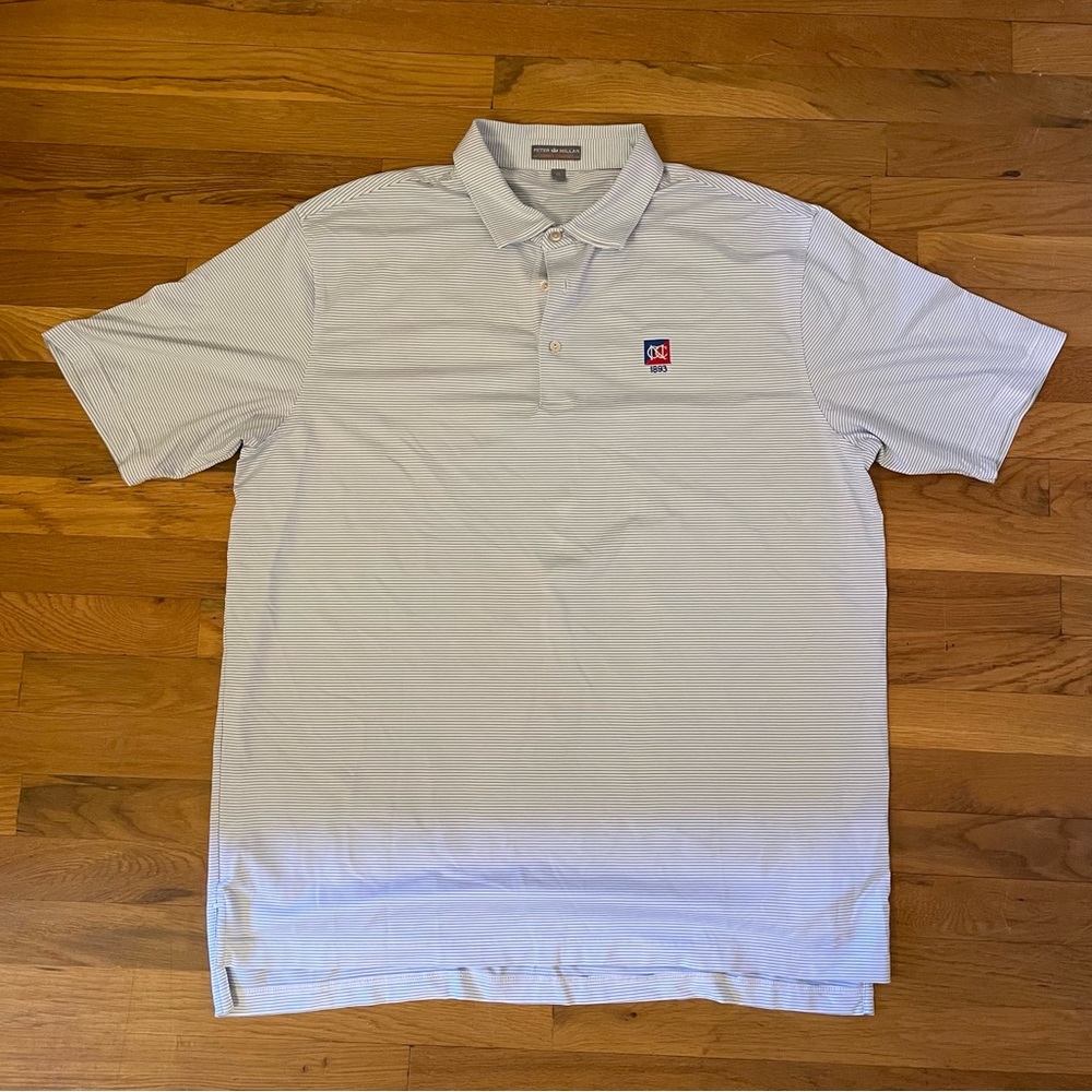 Peter Millar Light Blue Polo Shirt